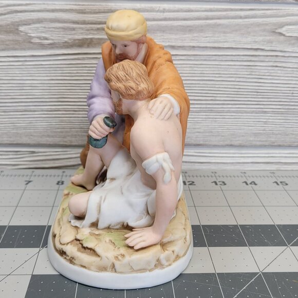 Greatest Stories Ever Told The Good Samaritan Luke 10:33 Figurine 8813 Homco '97 - Picture 3 of 8